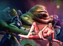 Carrie Fisher Returns To Jabbas Palace Nude Fake Toon