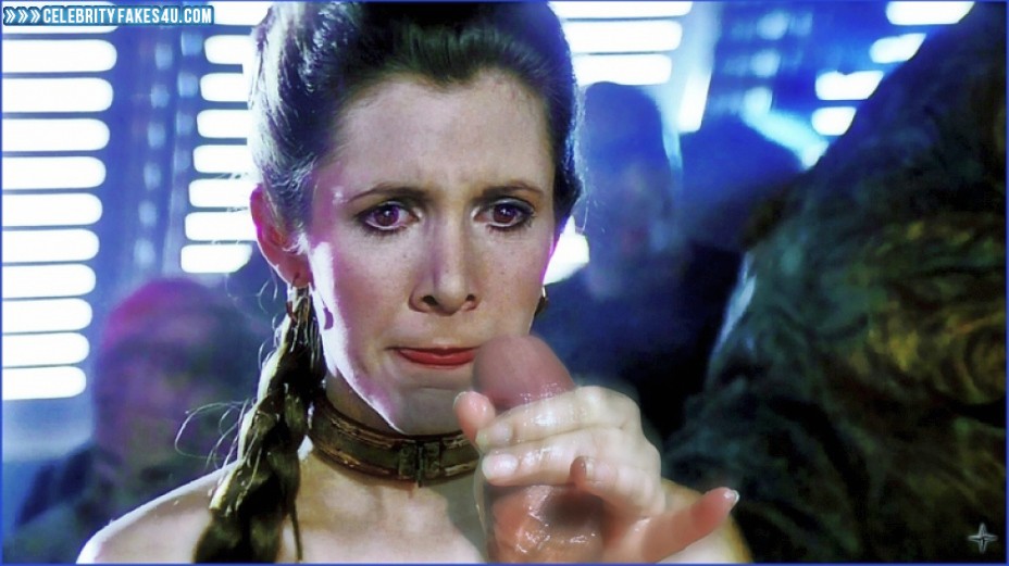 Carrie Fisher Fake, Handjob, Star Wars, Porn