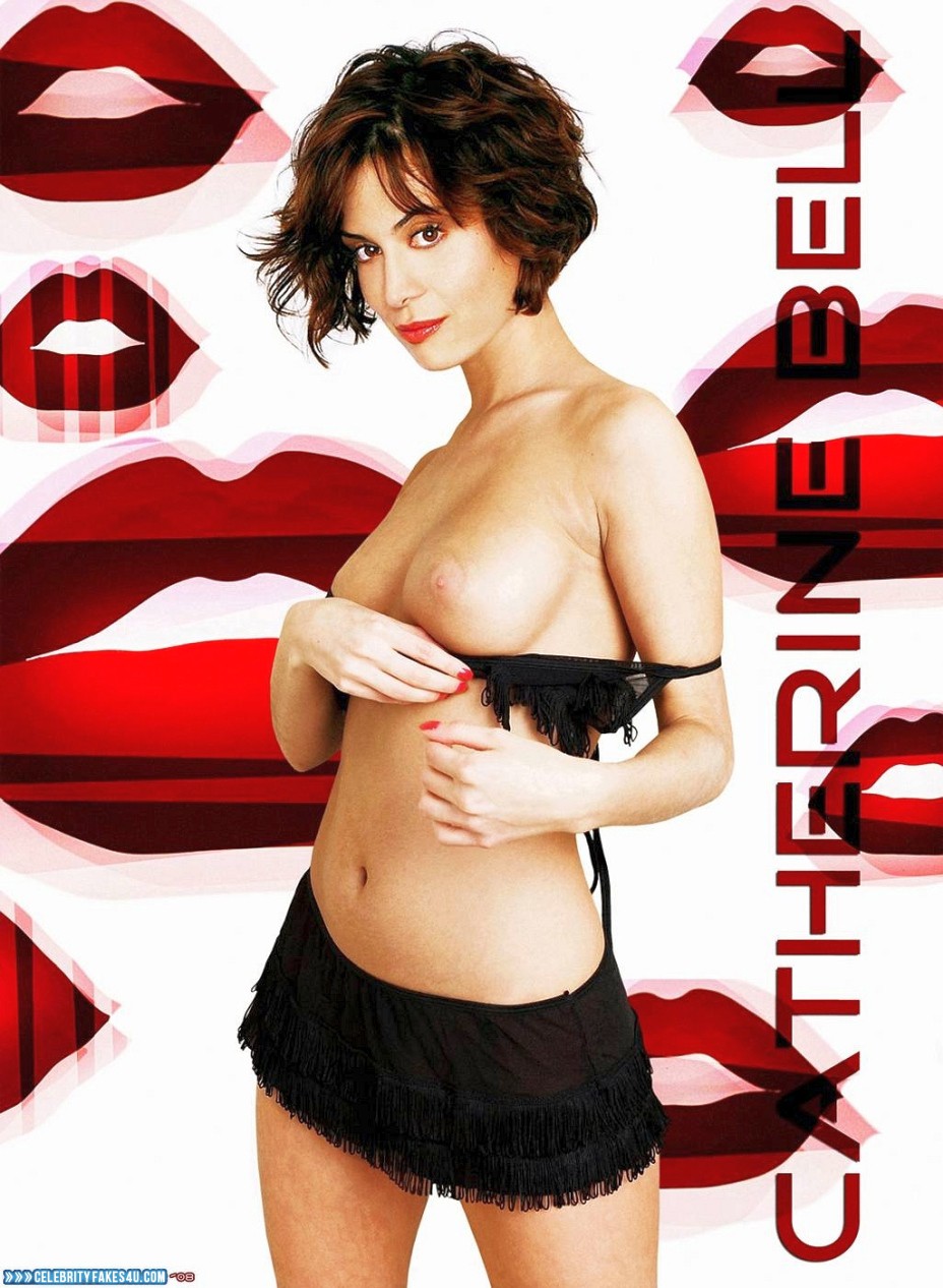 Catherine Bell Fake, Flashing Tits, Porn