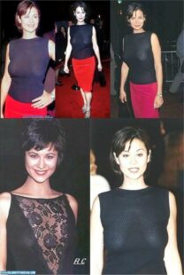 Catherine Bell Red Carpet See Thru Fakes 001