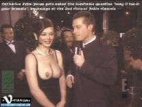 Catherine Zeta Jones Breasts Public 001