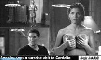 Charisma Carpenter Buffy The Vampire Slayer Squeezing Tits Porn 001