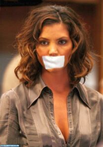 Charisma Carpenter Collar Gagged 001