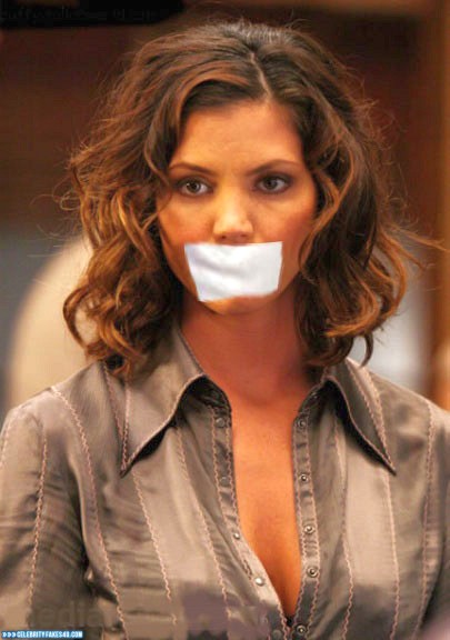 Charisma Carpenter Fake, Collar, Mouth Gagged, Porn