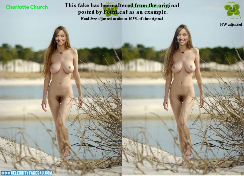 Charlotte Church Fake, Beach, Big Tits, Hairy Pussy, Naked Body / Fully Nude, Nude, Outdoor, Public, Pussy, Sexy Legs, Tits, Porn