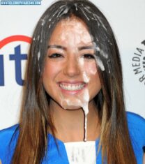 Chloe Bennet Public Cum Facial Naked Fake 001