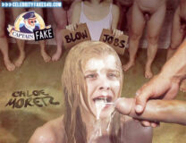 Chloe Grace Moretz Facial Cumshot Sex Fake-007