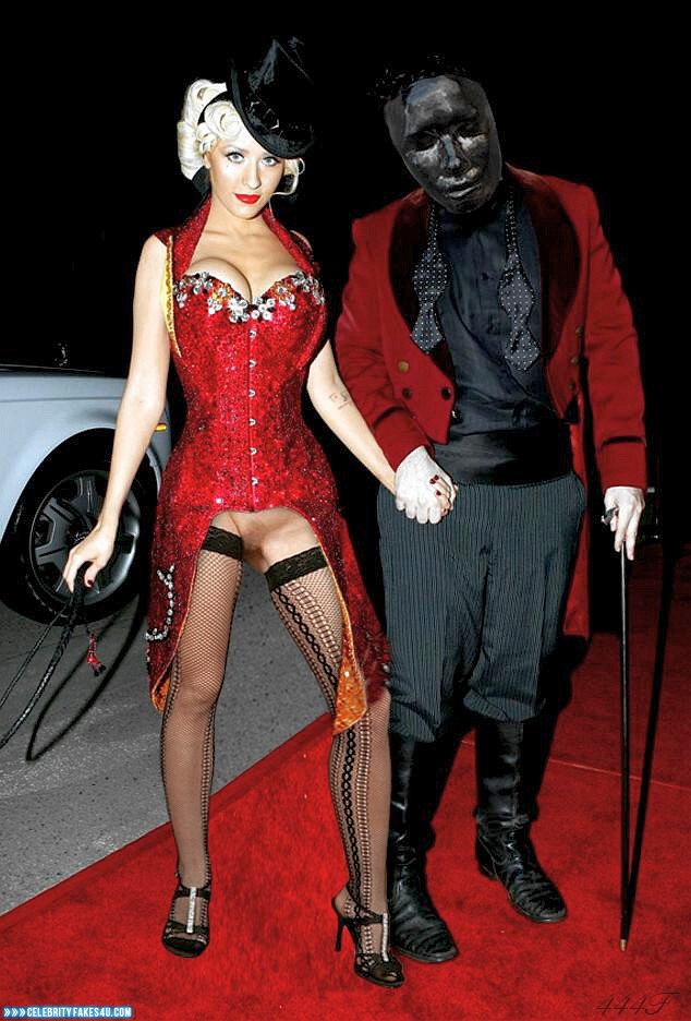 Christina Aguilera Hot Outfit Red Carpet Porn 001 Â« Celebrity Fakes 4U