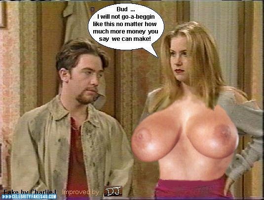 Christina Applegate Fake, Big Tits, Captioned, Married... with Children (TV Series), Porn