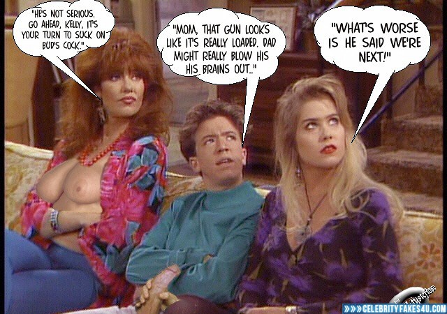 Christina Applegate Fake, Captioned, Married... with Children (TV Series), Tits, Porn