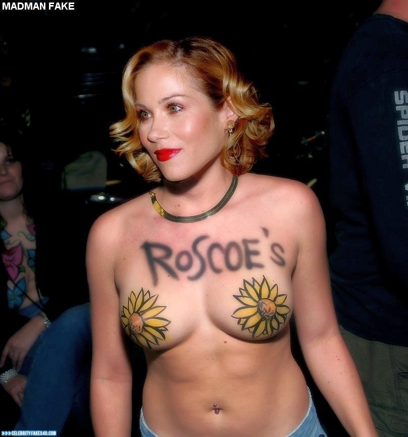 Christina Applegate Fake, Public, Tits, Porn