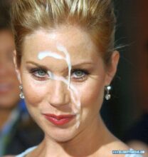 Christina Applegate Horny Cum Facial 001