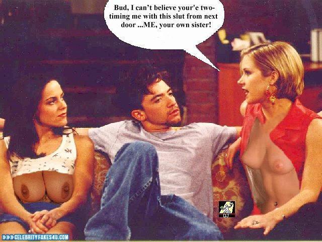 Christina Applegate Fake, Captioned, Married... with Children (TV Series), Nude, Tits, Porn