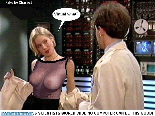 Christina Applegate Fake, Captioned, Married... with Children (TV Series), See-Thru, Tits, Porn