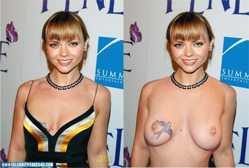 Christina Ricci Fake, Red Carpet Event, Tattoos, Tits, Porn