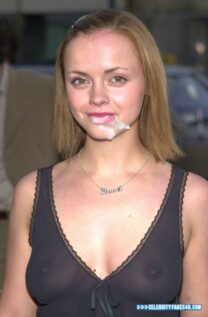 Christina Ricci Cum Facial See Thru Nude 001