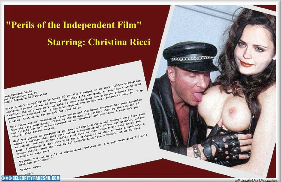 Christina Ricci Fake, Captioned, Titty Sucked, Porn