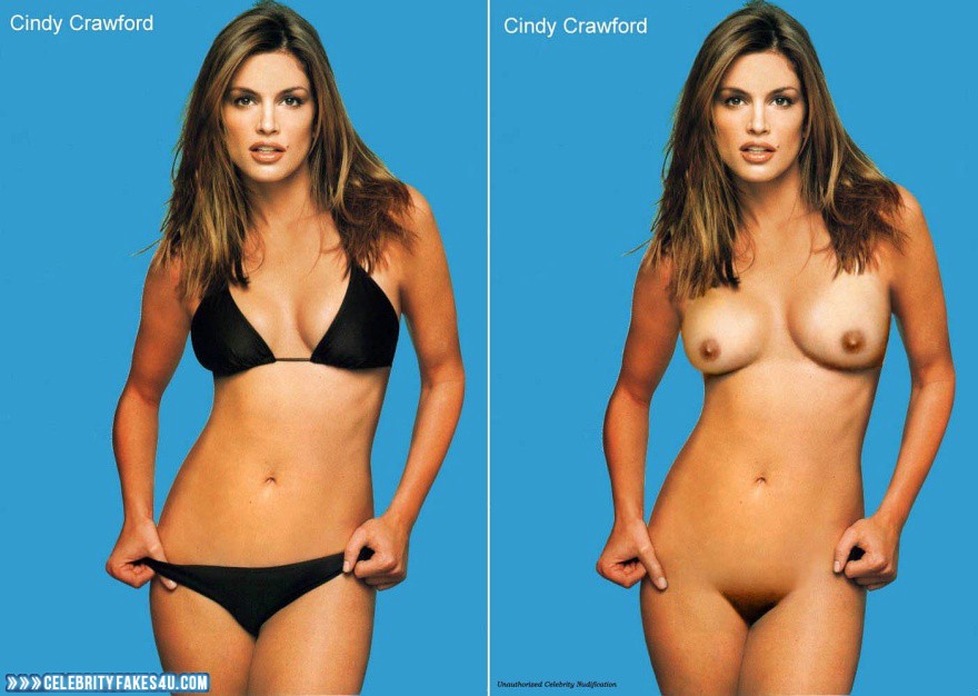 Cindy Crawford Fake, Naked Body / Fully Nude, Nude, Tits, Porn