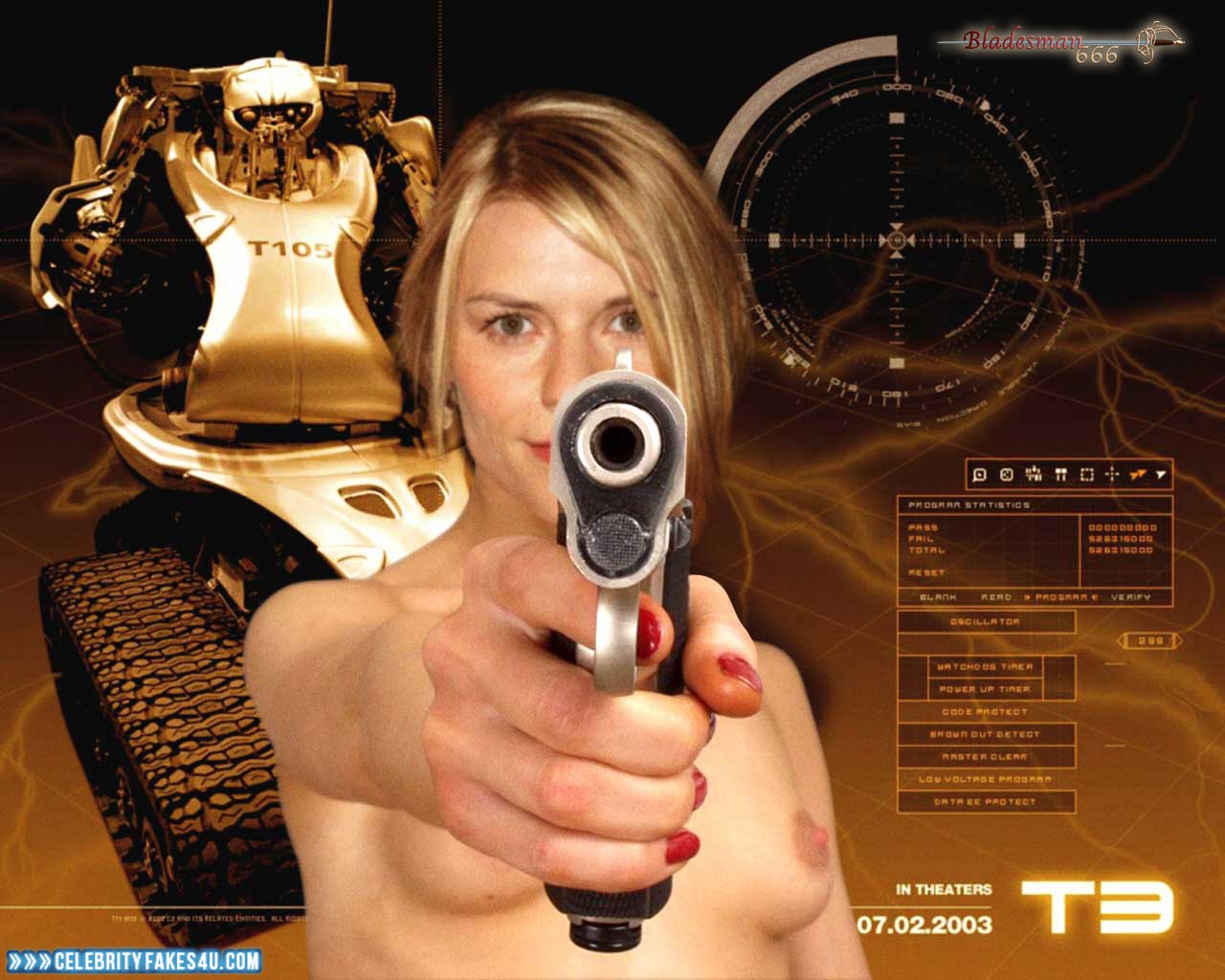 Claire Danes Fake, Movie Cover, Nude, Tits, Porn