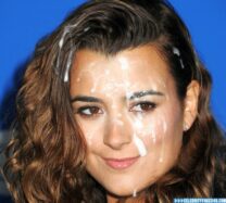 Cote De Pablo Cum Facial 002