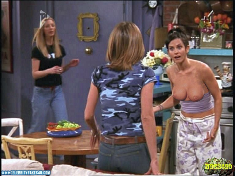 Courteney Cox Fake, Friends, Tits, Porn