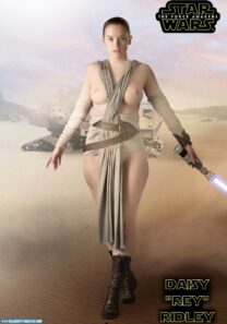 Daisy Ridley Breasts Star Wars Nude Fake 001