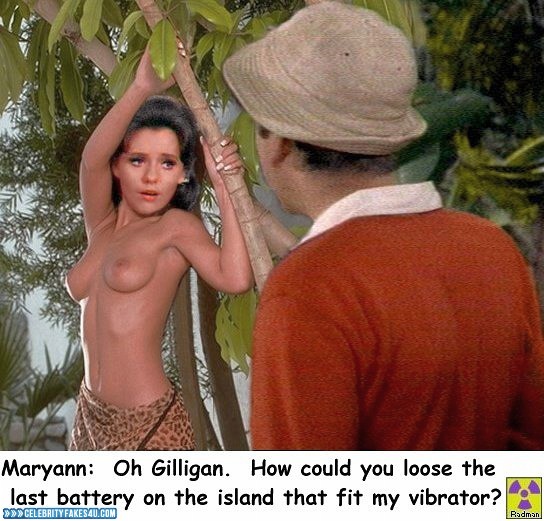 Dawn Wells Fake, Captioned, Gilligan's Island, Series, Tits, Very Nice Tits, Porn