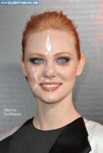 Deborah Ann Woll Cumshot Facial 001