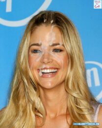 Denise Richards Blonde Cum Facial Nsfw 001