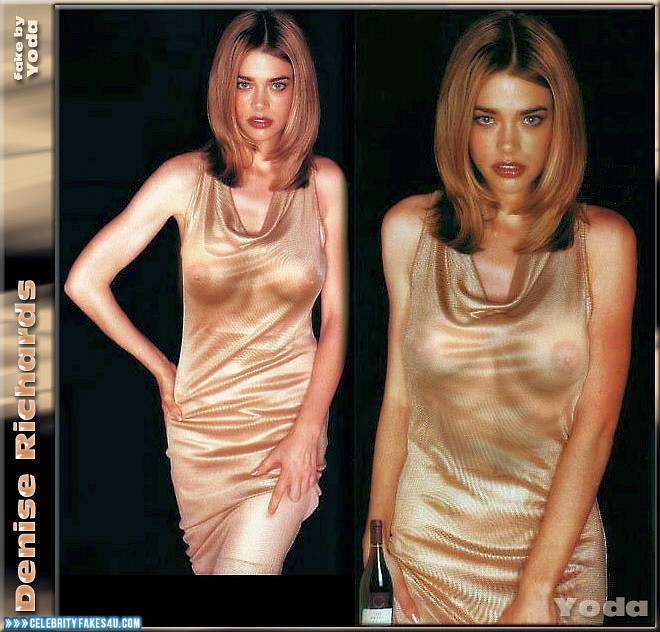 Denise Richards Fake, Nude, See-Thru, Porn