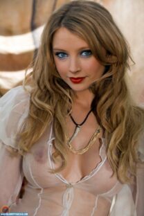 Elisabeth Harnois See Thru Tits Nudes Fake 001