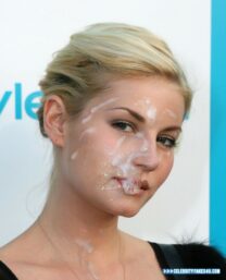 Elisha Cuthbert Cum Facial 001