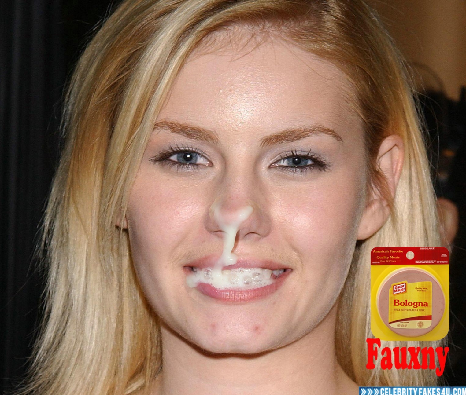 Elisha Cuthbert Fake, Cum Facial, Porn