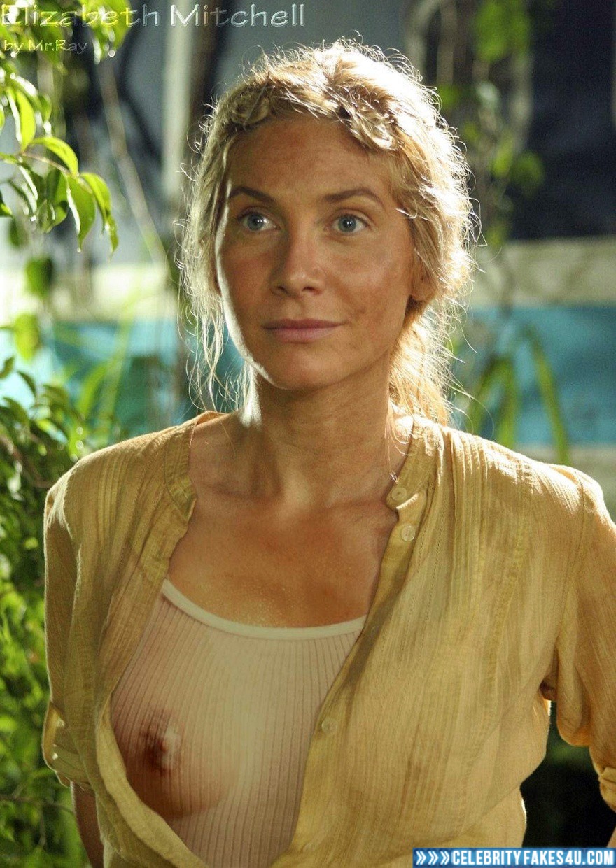 Elizabeth Mitchell Fake, Blonde, Lord of The Rings, Nude, Outdoor, See-Thru, Series, Tits, Wet, Porn