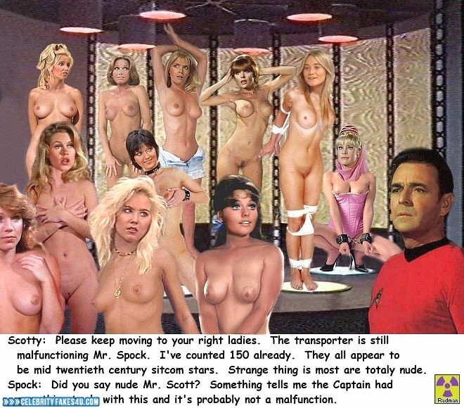 Elizabeth Montgomery Fake, Captioned, Lesbian, Star Trek, Very Nice Tits, Porn