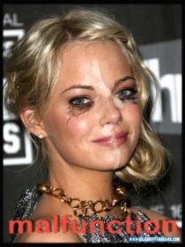 Emma Stone Blonde Facial Nsfw Fake 001