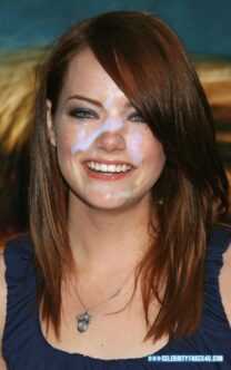 Emma Stone Facial Cumshot Fake 001