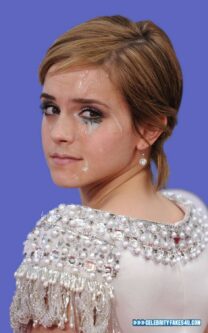 Emma Watson Cum Facial Fake 003