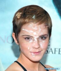 Emma Watson Cum Facial Fake 004