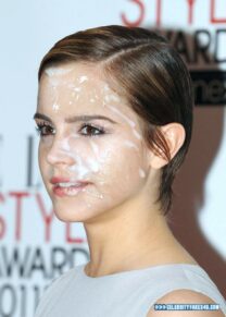 Emma Watson Cum Facial Fake 014