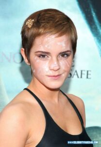 Emma Watson Cum Facial Fake 018