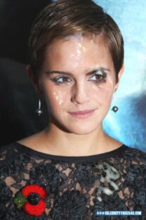 Emma Watson Cum Facial Fake 019