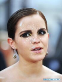 Emma Watson Cum Facial Fake 022