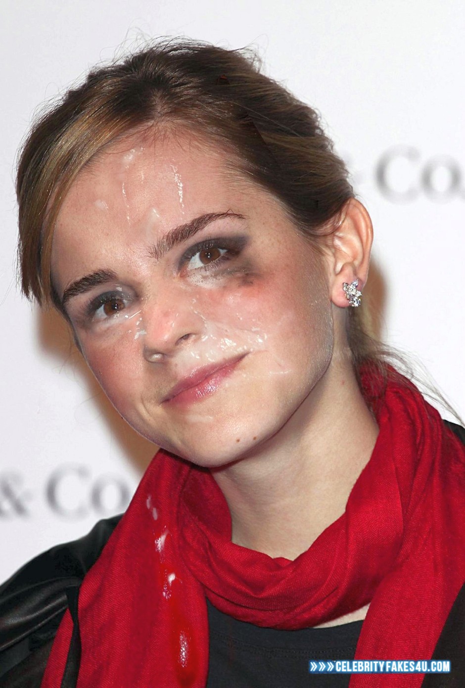 Emma Watson Fake, Cum Facial, Cumshot, Porn