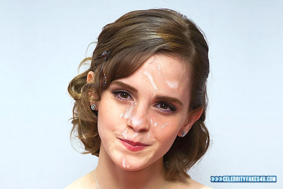 Emma Watson Fake, Cum Facial, Cumshot, Horny, Porn