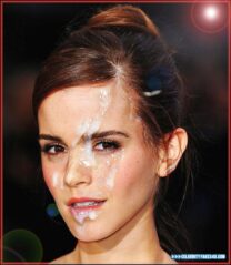 Emma Watson Cum Facial Fake 029