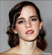 Emma Watson Cum Facial Fake 030