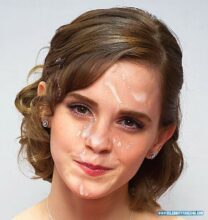 Emma Watson Cum Facial Fake 031