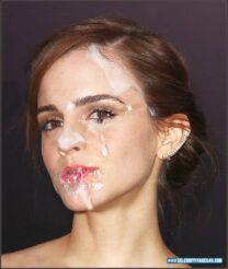 Emma Watson Cum Facial Fake 035