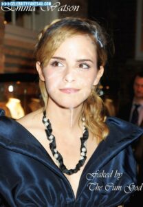 Emma Watson Cum Facial Fake 040